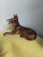 14221) mooi beeldje  herdershond  20x13cm, Ophalen of Verzenden, Zo goed als nieuw, Dier