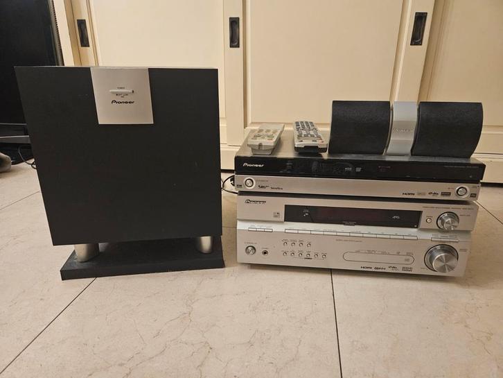 Pioneer Dolby Surround Systeem met DVD Speler, Audio, Tv en Foto, Home Cinema-sets, Gebruikt, Dvd-speler, 5.1-systeem, Pioneer