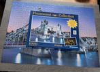Legpuzzel 1000 stukjes compleet Londen tower bridge, Ophalen of Verzenden, Zo goed als nieuw