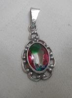 Zilveren antieke Art Nouveau hanger met rijnsteen nr.219, Sieraden, Tassen en Uiterlijk, Antieke sieraden, Verzenden, Zilver, Hanger