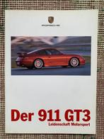 Brochure folder Porsche 911 996 GT3 1999 nieuw!, Boeken, Auto's | Folders en Tijdschriften, Porsche, Nieuw, Ophalen of Verzenden