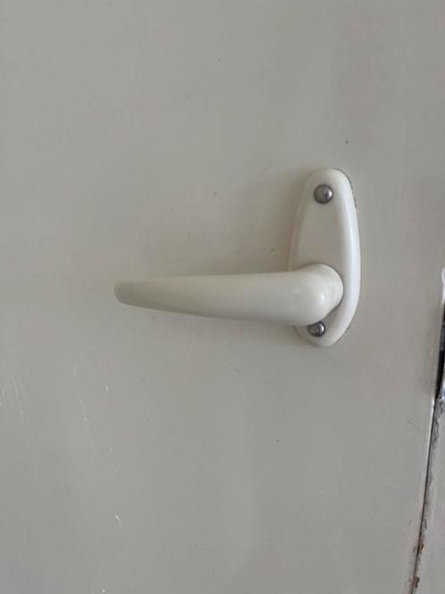 Bakeliet deurbeslag (6x) Nebap, Doe-het-zelf en Verbouw, Hang- en Sluitwerk, Gebruikt, Klink of Kruk, Overige materialen, Ophalen of Verzenden