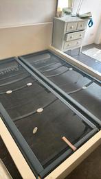 bed witte ombouw Auping bed 2p spiraal 160x 200, Huis en Inrichting, Slaapkamer | Bedden, Ophalen, Gebruikt, Wit, Tweepersoons