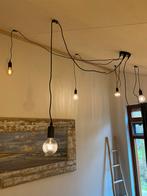 Zwarte Spinlamp met 3 Lampen - Nieuwstaat!, Ophalen, Nieuw, Metaal, Minder dan 50 cm