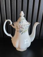 Royal Albert koffiepot, suikerpotje & melkkannetje Brigadoon, Ophalen of Verzenden, Zo goed als nieuw, Porselein, Overige typen