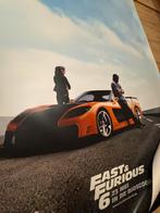 Poster Fast & furious 6 bioscoopposter XXL, Rechthoekig Staand, Deurposter of groter, Ophalen of Verzenden, Zo goed als nieuw