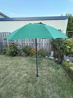 Nieuwe groene strandparasol tuinparasol camping 160 cm, Ophalen of Verzenden, Nieuw, 1 tot 2 meter, Stokparasol