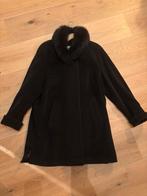Stijlvolle 100% wollen mantel - zwart - maat 42, Kleding | Dames, Jassen | Winter, Zwart, Maat 42/44 (L), Nieuw, Ophalen of Verzenden