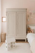 Biedermeier meidenkast kleding linnen leg kind baby brocante, Ophalen, 100 tot 150 cm, Eikenhout, Zo goed als nieuw