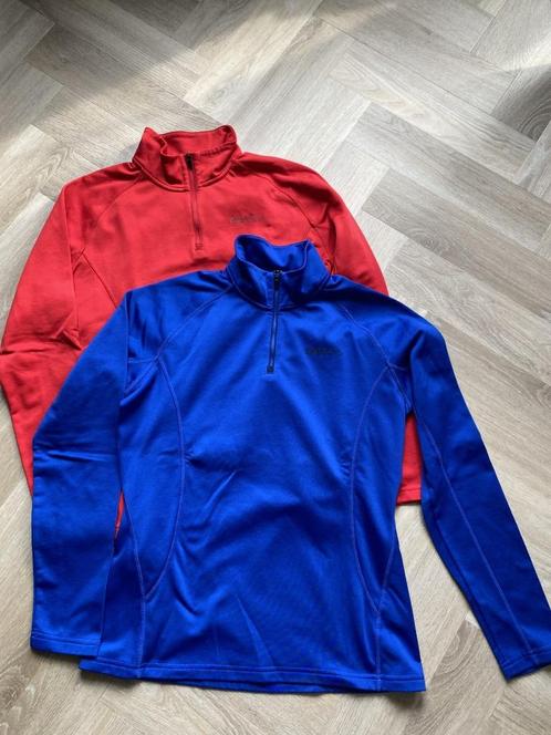 2 x Craft sport shirt rood + blauw maat M, Kleding | Dames, Sportkleding, Gedragen, Hardlopen of Fietsen, Maat 38/40 (M), Blauw