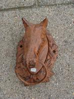 Deur decoratie Paardenhoofd Materiaal: Gietijzer, Tuin en Terras, Tuinwanddecoratie, N.v.t., N.v.t., Nieuw, Ophalen of Verzenden