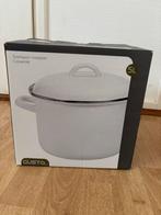 Gusta Stamppotpan 5 Ltr Wit, Huis en Inrichting, Keuken | Potten en Pannen, Ophalen of Verzenden, Nieuw, Overige materialen, Keramische plaat
