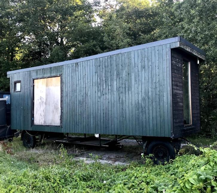 Tiny house, Doe-het-zelf en Verbouw, Overige Doe-het-zelf en Verbouw, Gebruikt, Ophalen