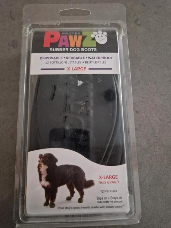 PAWZ XL RUBBEREN HONDENSCHOENEN 12 stuks, Dieren en Toebehoren, Honden-accessoires, Nieuw, Ophalen of Verzenden