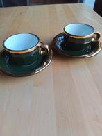2 mooie kopjes van het merk PILLIVUYT uit Frankrijk, Antiek en Kunst, Antiek | Servies los, Ophalen of Verzenden