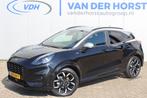 Ford Puma 1.0-125pk EcoBoost Hybrid ST-Line X Two tone AUTOM, Auto's, Ford, Met garantie (alle), Leder en Stof, Zwart, 665 kg