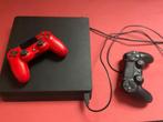 Playstation 4 + 2 controllers + games, Met 2 controllers, Ophalen of Verzenden, Slim, 500 GB