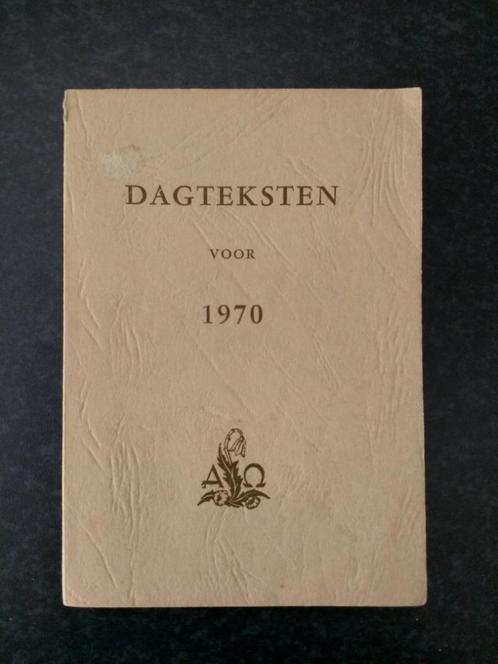 Dagteksten voor 1970, Boeken, Godsdienst en Theologie, Zo goed als nieuw, Christendom | Protestants, Ophalen of Verzenden
