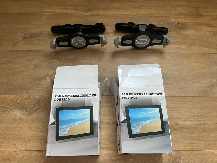 2x Universele Ipad/tablet houder voor in de auto, Auto diversen, Auto-accessoires, Zo goed als nieuw, Ophalen of Verzenden
