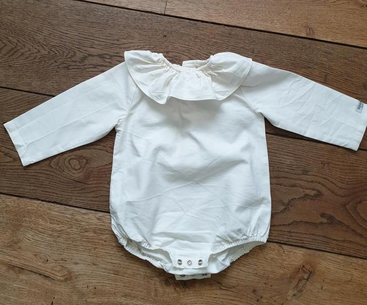 Mooie creme kleurig pakje donsje maat 74., Kinderen en Baby's, Babykleding | Maat 74, Zo goed als nieuw, Jongetje of Meisje, Pakje