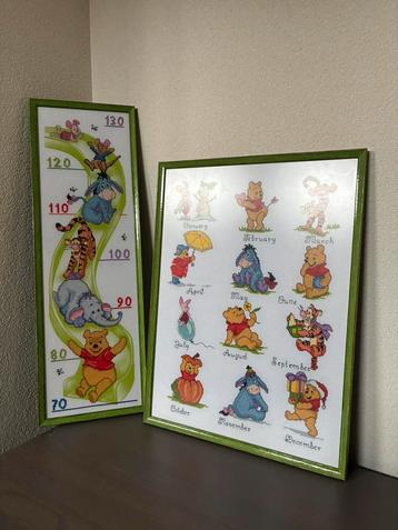 Borduur in lijsten Winnie de pooh. beschikbaar voor biedingen