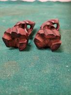 beeldjes hout chinees 2 stuks, Verzamelen, Beelden en Beeldjes, Ophalen of Verzenden