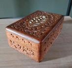 Oud houten kistje, Antiek en Kunst, Curiosa en Brocante, Ophalen of Verzenden