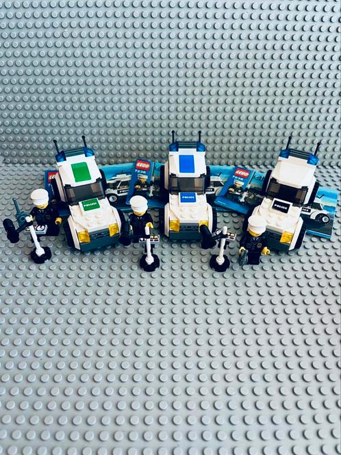 3x LEGO City 7236 Police Car, Kinderen en Baby's, Speelgoed | Duplo en Lego, Gebruikt, Lego, Complete set, Ophalen of Verzenden