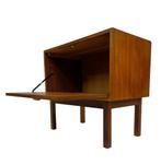 Vintage Kastje Compact Klepkast Jaren 60 Teak Fineer, Huis en Inrichting, Kasten | Dressoirs, Teakhout, Vintage, Met klep(pen)