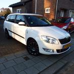 Skoda Fabia 1.2 TSI 77KW Combi Dsg-7 2013 Wit Airco, Auto's, Stof, Zwart, 4 cilinders, Wit