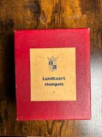 Landkaart stempel retro uit onderwijs - Gelderland, Ophalen of Verzenden, Huis en Inrichting