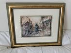 Anton Pieck 3D schilderij - Boekenkraam, Antiek en Kunst, Ophalen of Verzenden