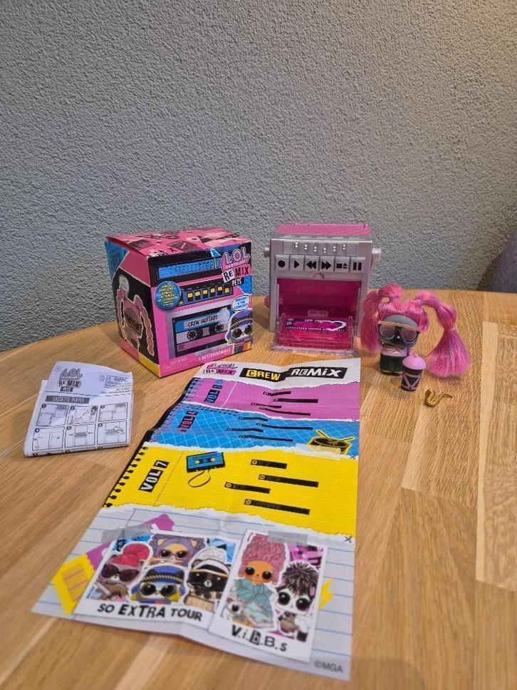 LOL surprise Remix Pets Bras Kitty hip hop club, Verzamelen, Poppetjes en Figuurtjes, Zo goed als nieuw, Ophalen of Verzenden