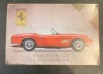 Ferrari 250 GT California Spyder Wandbord, Ophalen of Verzenden, Zo goed als nieuw, Reclamebord