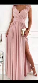Chique zomer jurk, Kleding | Dames, Jurken, Ophalen of Verzenden, Onder de knie, Roze, Zo goed als nieuw