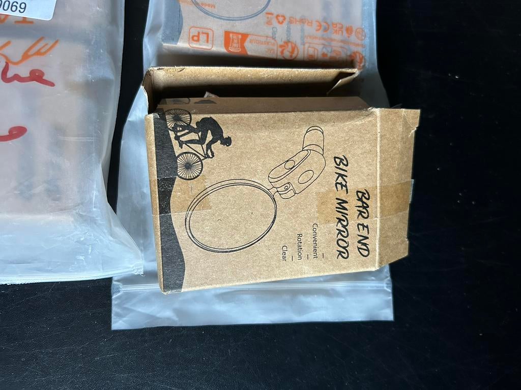 Fiets Zijspiegel Universeel - Nieuw (4 stuks), ., Overige typen, Nieuw, Ophalen of Verzenden