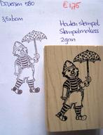 Diversen 580 Houten stempel, Ophalen of Verzenden, Zo goed als nieuw, Houten stempel