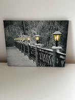 Intratuin canvas schilderij met LED verlichting, heel goed!, Ophalen, Zo goed als nieuw, Schilderij, 75 cm of meer