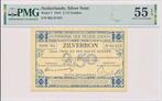 Nederland 2,5 gulden 1915 zilverbon PMG55 EPQ