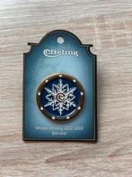 Winter efteling 2022-2023 ijskristal, Verzamelen, Efteling, Ophalen of Verzenden, Zo goed als nieuw, Button of Speldje