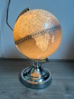 Verlichte Wereldbol, Huis en Inrichting, Woonaccessoires | Wereldbollen, Ophalen, Verlicht, Zo goed als nieuw