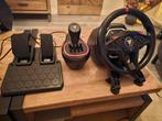 Te koop: Thrustmaster stuur met pedalen en schakelpook., Ophalen, Zo goed als nieuw, Thrustmaster/Logitech