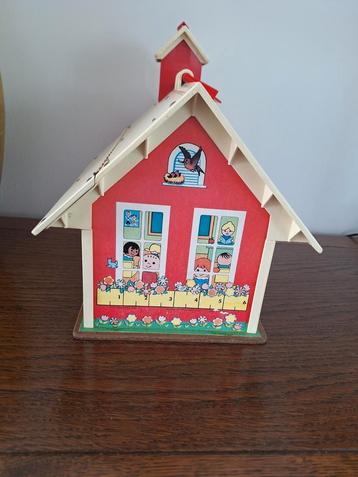 Vintage schooltje fisherprice  beschikbaar voor biedingen