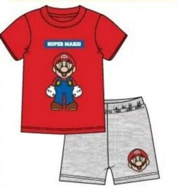 Super Mario Shortama - Rood Grijs - Maat 152 beschikbaar voor biedingen
