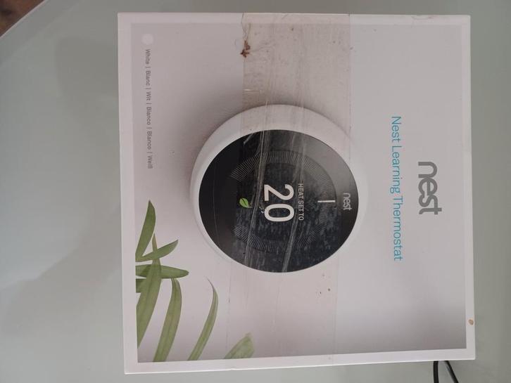 Nest Thermostaat - Slimme Verwarming, Doe-het-zelf en Verbouw, Thermostaten, Gebruikt, Slimme thermostaat, Ophalen