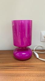IKEA Lykta glazen tafellamp cyclaamkleur, Ophalen of Verzenden, Zo goed als nieuw, Modern, Minder dan 50 cm