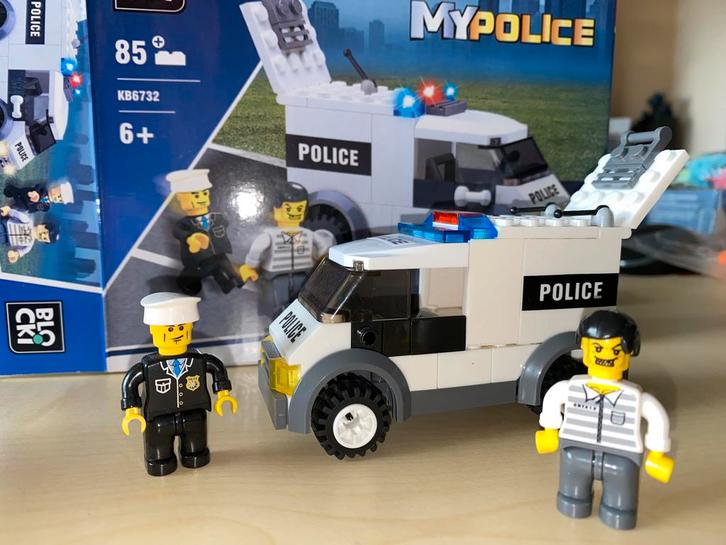 Complete set van MyPolice KB6732 van Blocki bouwstenen, Kinderen en Baby's, Speelgoed | Bouwstenen, Zo goed als nieuw, Overige merken