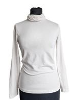 Vintage top met col, Maat 38/40 (M), Wit, Ophalen of Verzenden, Zo goed als nieuw