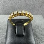 Gouden Ring | 18k* | 2,5g |rijring briljanten|16,5| 375482, Sieraden, Tassen en Uiterlijk, Gebruikt, Ophalen of Verzenden, Kleiner dan 17