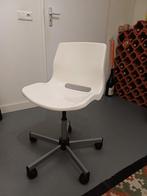 Witte bureaustoel, Huis en Inrichting, Bureaustoelen, Ophalen, Zo goed als nieuw, Wit, Bureaustoel